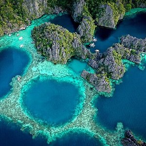 palawan helicopter tour